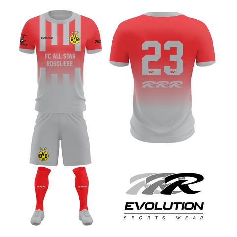 Modern Soccer uniform fully customizable ( 50% Off, Minimum Order 15, Free shipping )