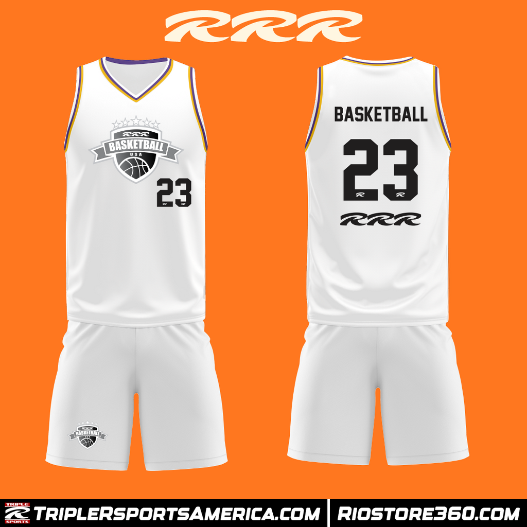 Fully customizable Basketball Jersey - High quality Basketball uniform for Unisex 🔥 Big Discount on 2 Sets