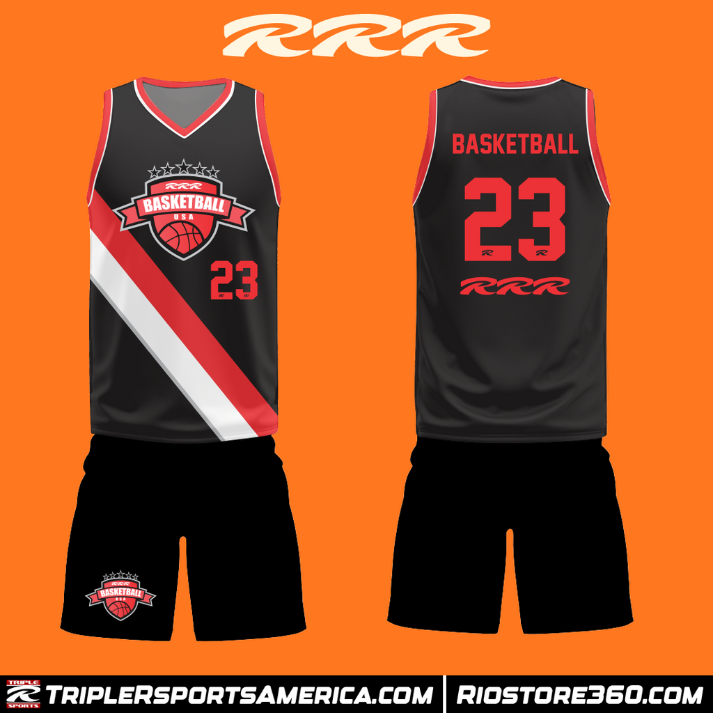 Fully customizable Basketball Jersey - High quality Basketball uniform for Unisex 🔥 Big Discount on 2 Sets