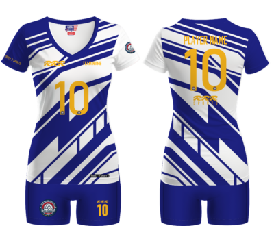 Fully customizable sublimated Volleyball uniform for women