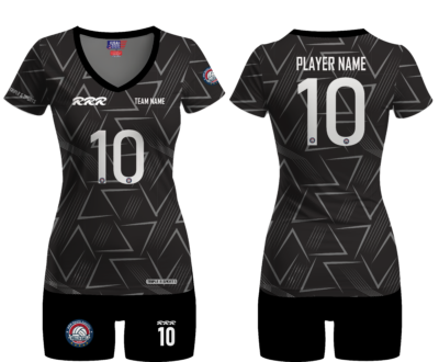 Fully customizable sublimated Volleyball uniform for women