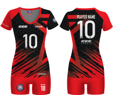 Fully customizable sublimated Volleyball uniform for women